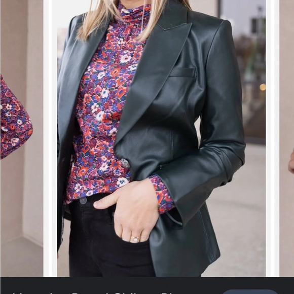 Veronica Beard Silk Chilton Blouse Pink Floral 4 - Picture 7 of 16